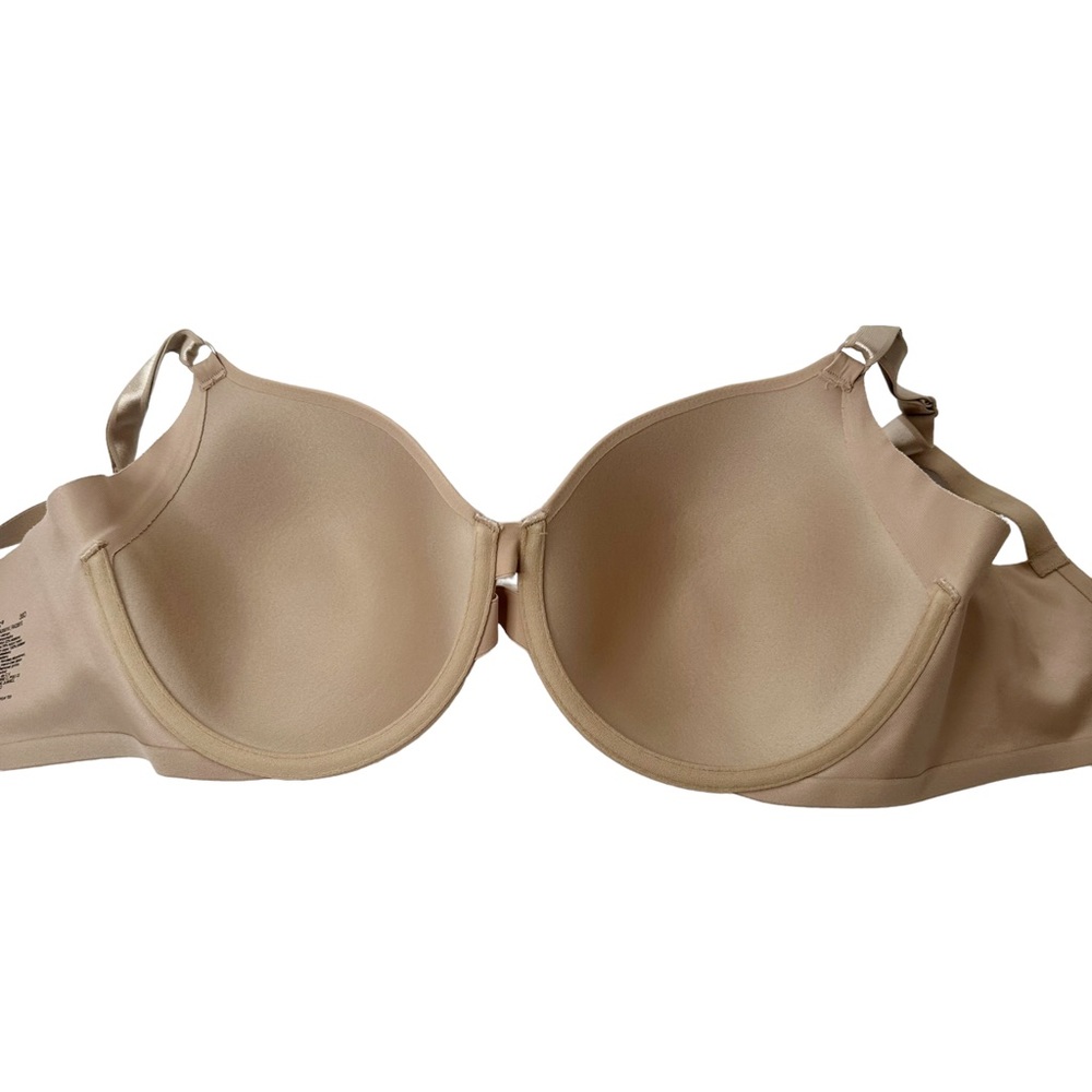 Warner's No Side Effects Lined Underwire Nude T-Shirt Bra size 38D - Picture 3 of 5